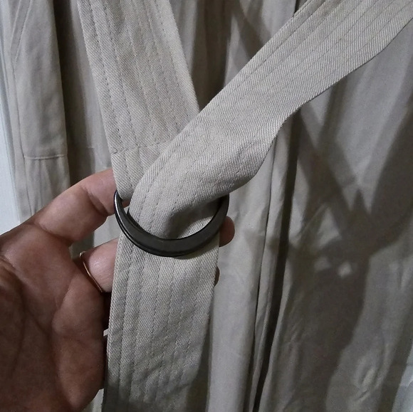 Simply Vera Wang Wide Cropped Leg Utility Jumpsuit in Khaki, Belted, XXL, EUC! - Picture 6 of 13